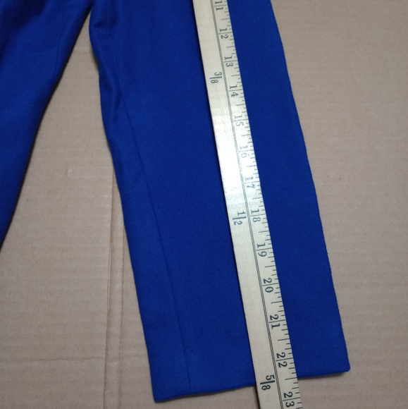 100% Pure Wool Sag Harbor Blue Women's Blazer Jacket Size 10 - Picture 11 of 11